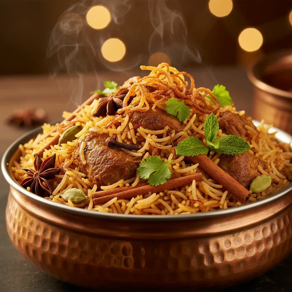 Hyderabadi Lamb Biryani: A Millennia-Old Flavor Journey for Your Senses