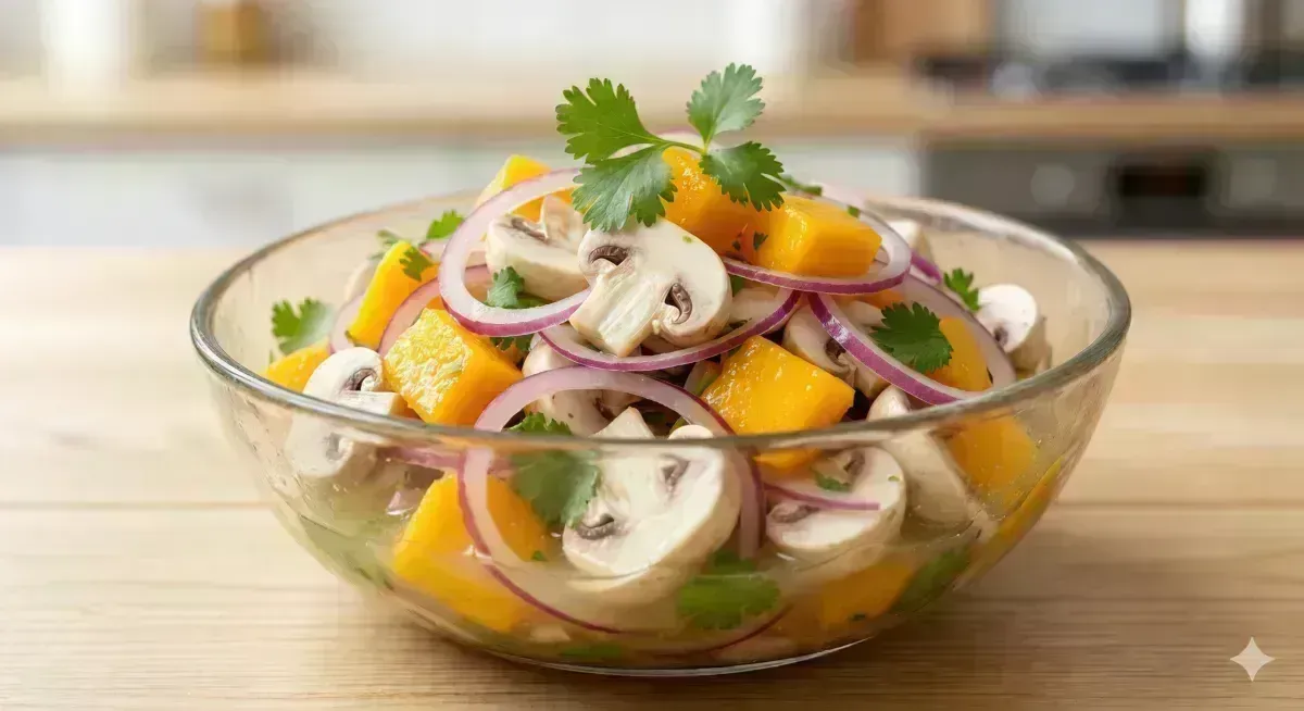 Mushroom and Mango Ceviche: Tropical Freshness in 20 Minutes