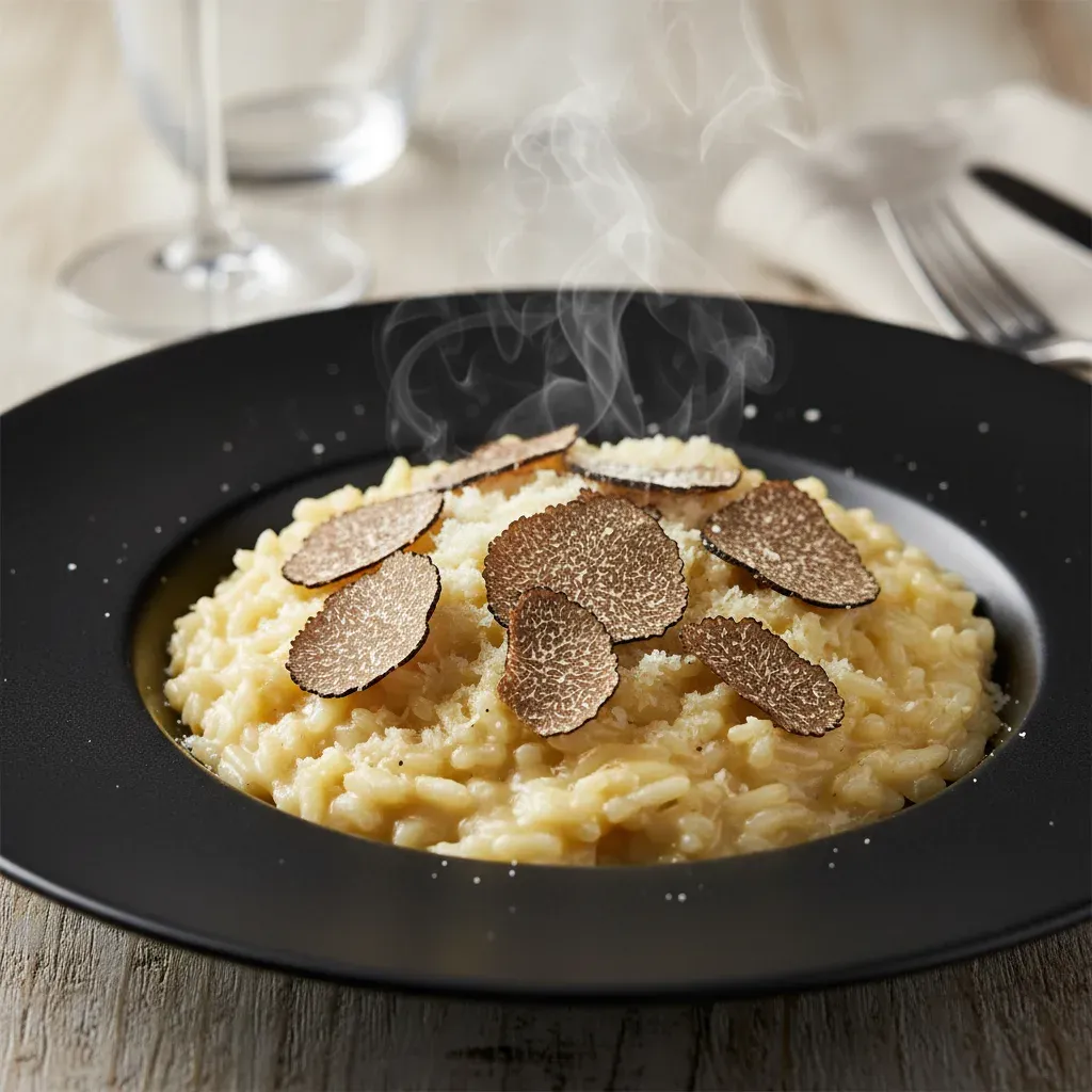 Risotto al Tartufo: Norcia's Black Truffle, A Gourmet Italian Masterpiece