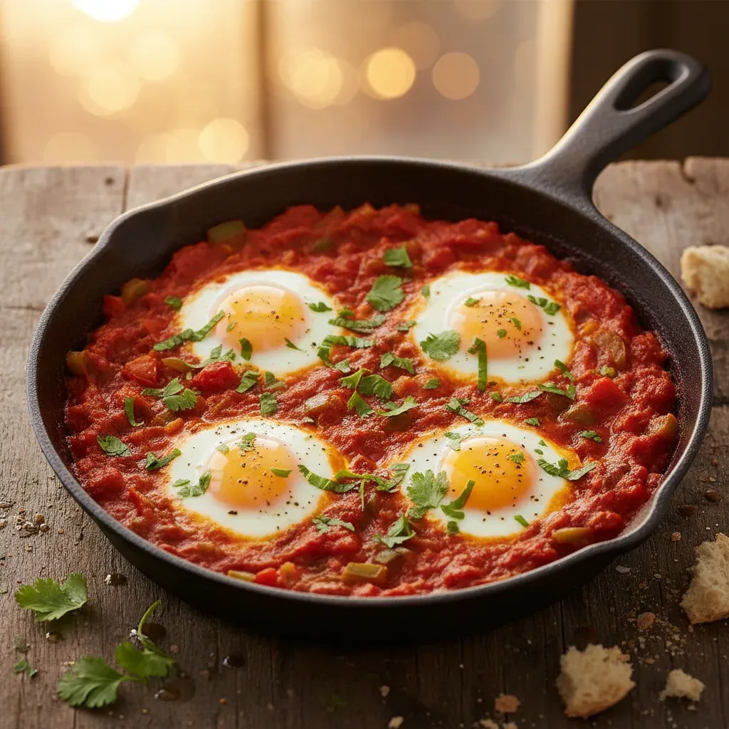 🍳 Tunisian Shakshuka: A Mediterranean Breakfast Journey of Flavor