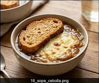 French Onion Soup with Whole Wheat Toast